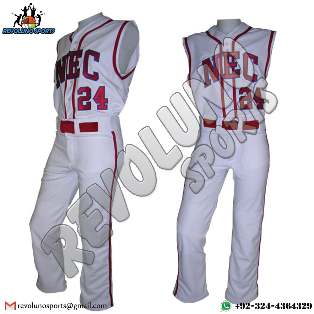 Full Button Sublimated Name & Number Baseball Uniforms For Teams