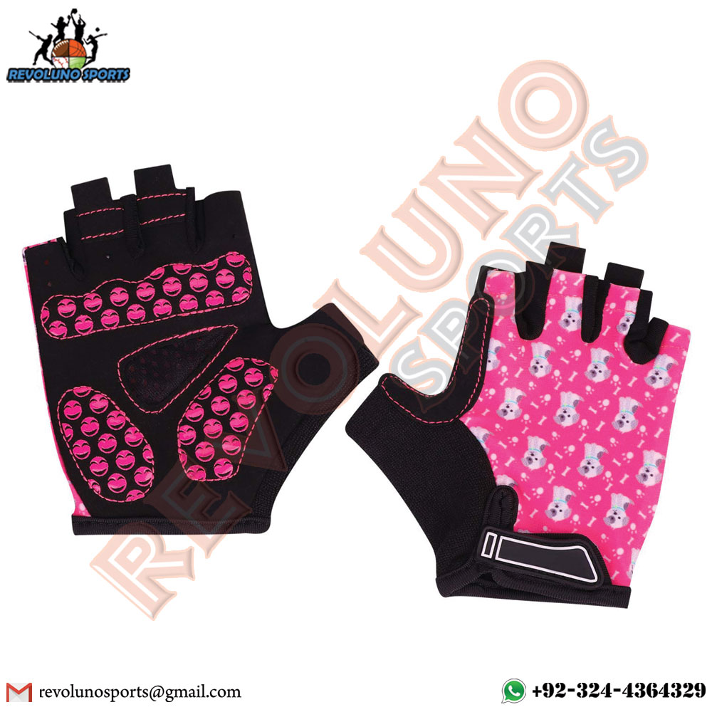 Sublimated Top & Silicon Printed Palm Cycling Gloves