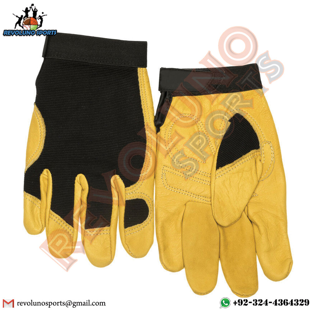 Yellow Mechanic Gloves