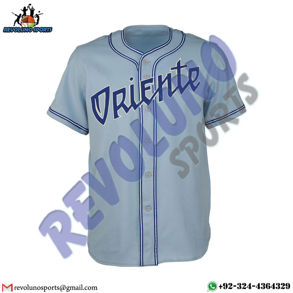 Custom Made Full Button Baseball Jerseys