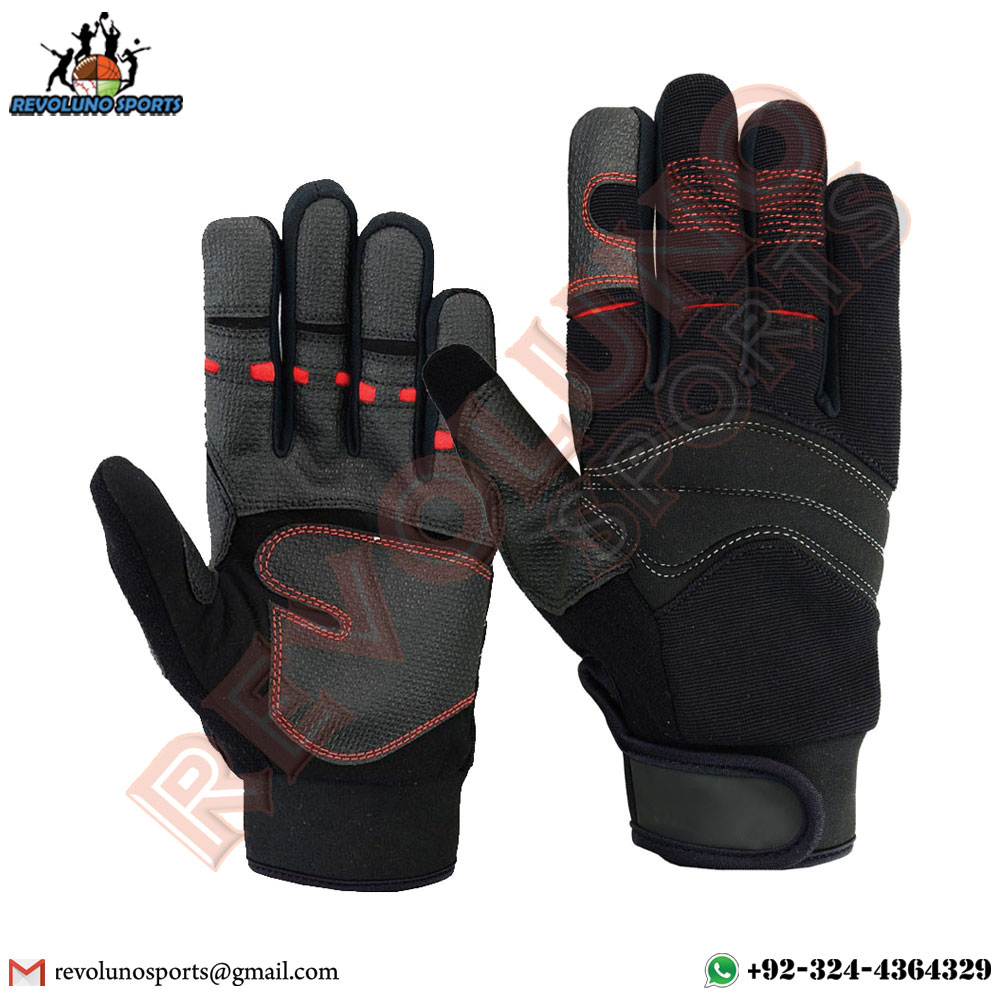 Black Mechanic Gloves Best Grip