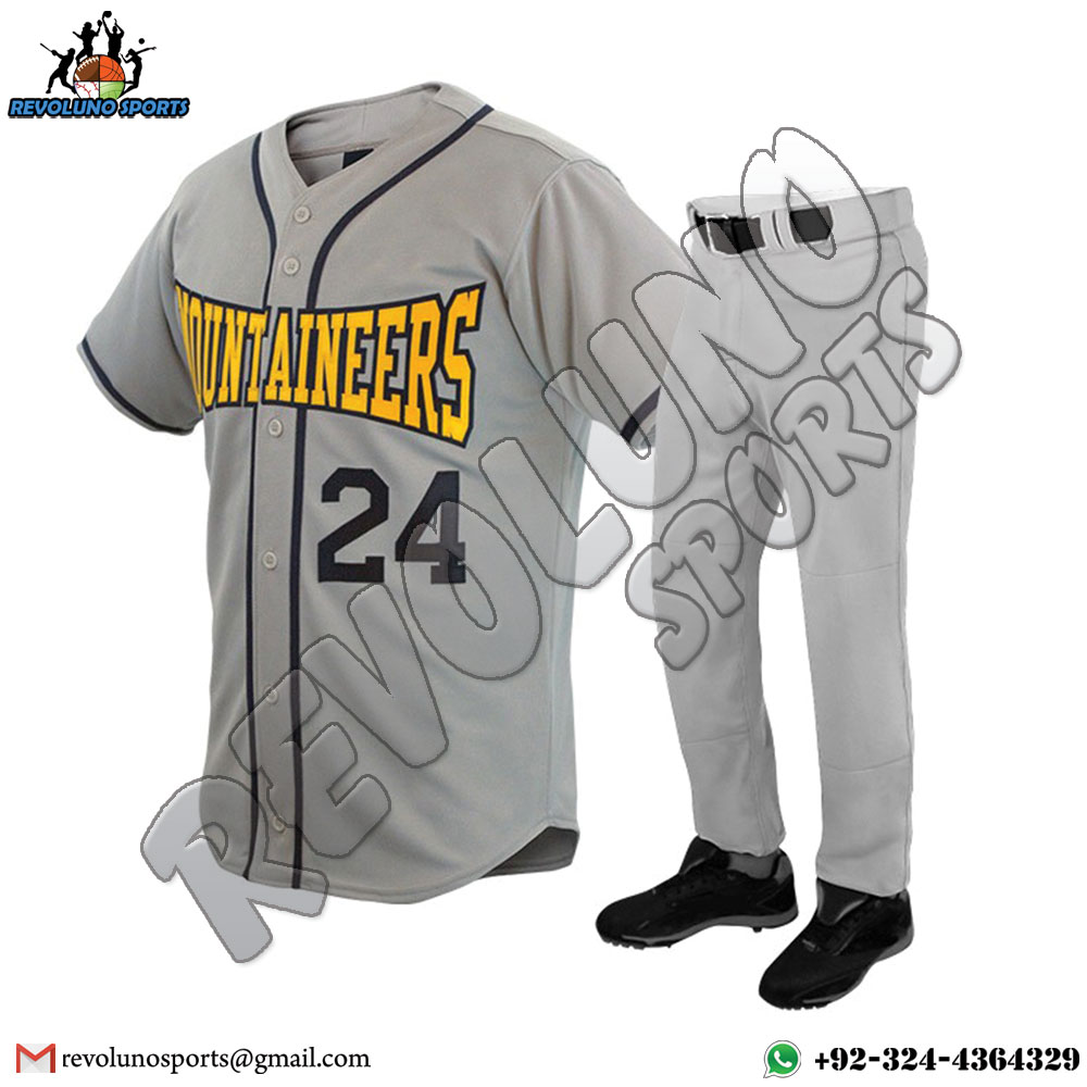 Embroidered Name Number Baseball Uniforms