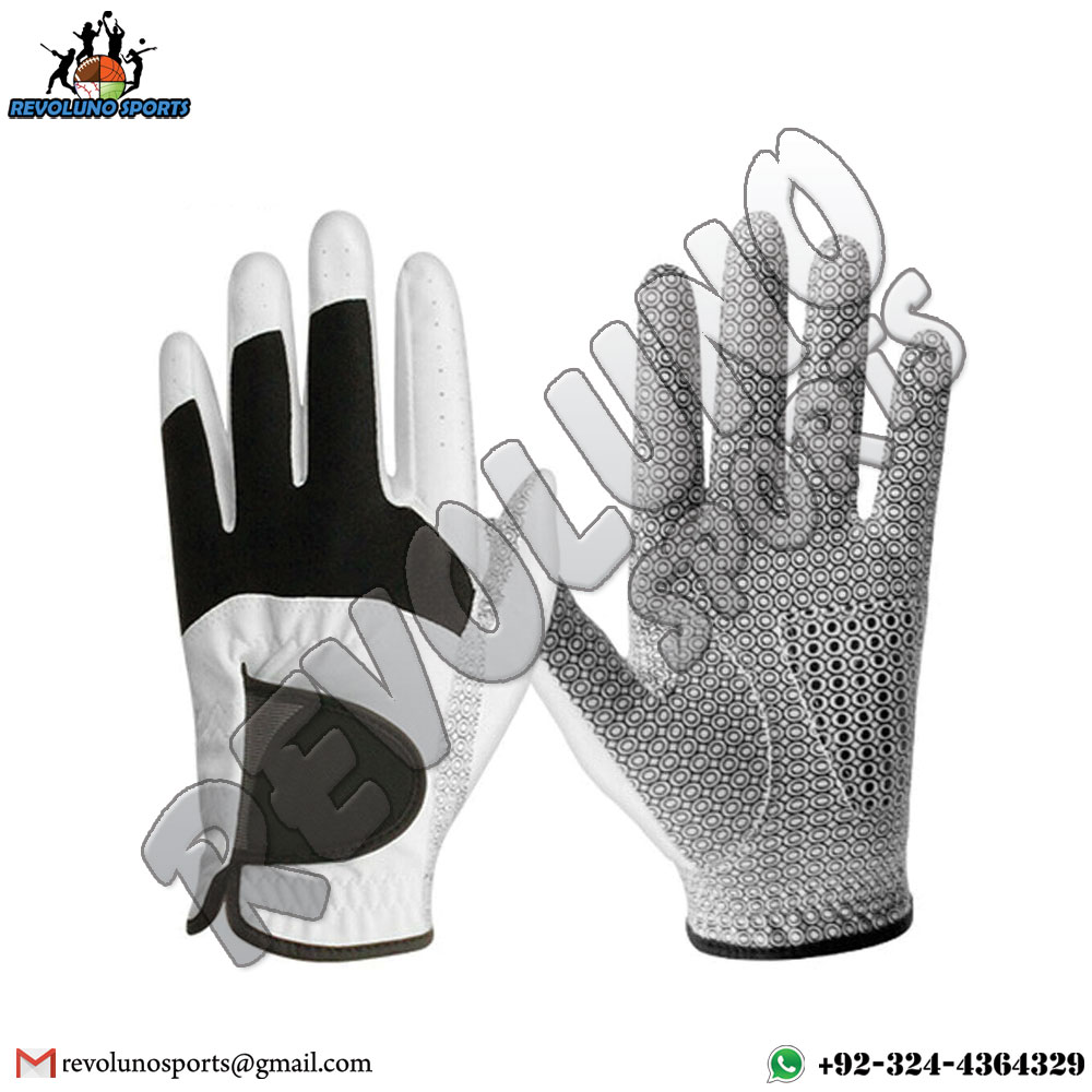 Silicon Printed Palm Golf Gloves