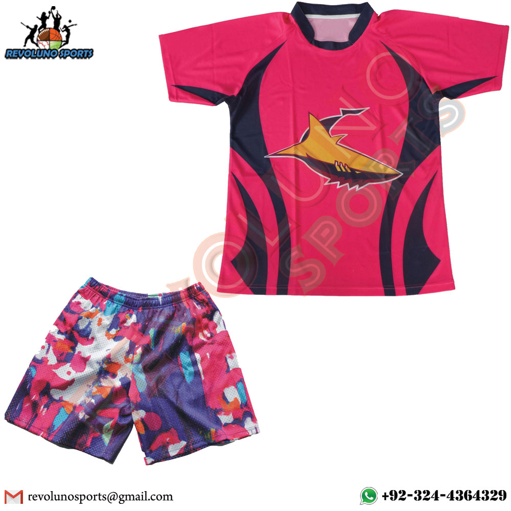 Fully Customized Rugby Uniforms Jerseys & Shorts