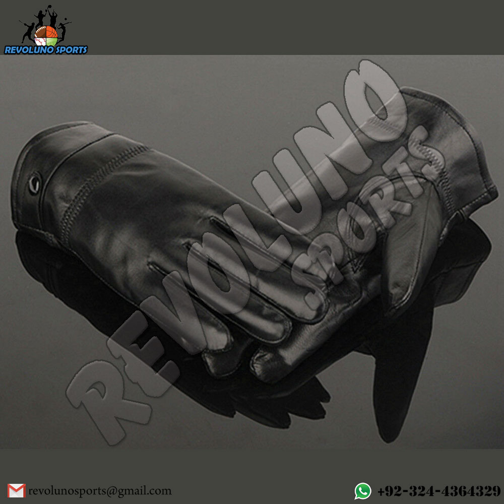 Black Color Driving Gloves