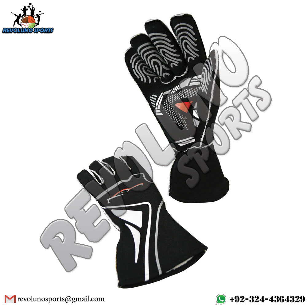 Printed Palm & Top Hand Kart Racing Gloves