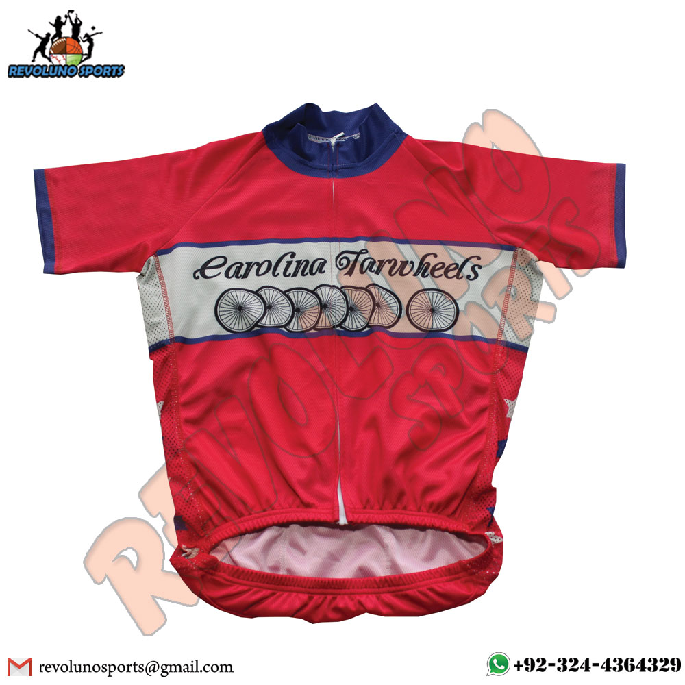 The Best Design Red Color Cycling Jersey Jacket