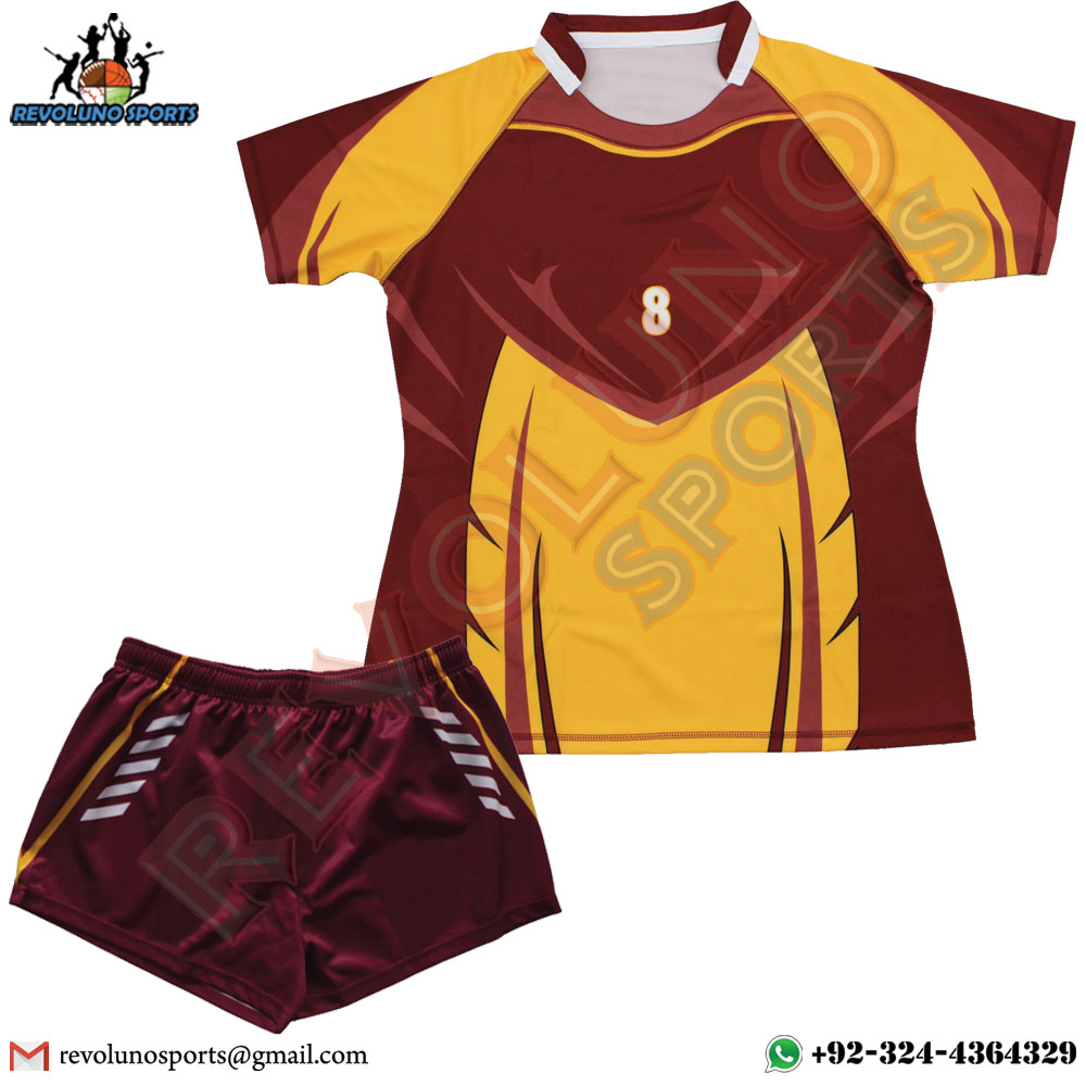 Custom Popular Design & Selling Rugby Uniforms Shirts Jerseys & Shorts