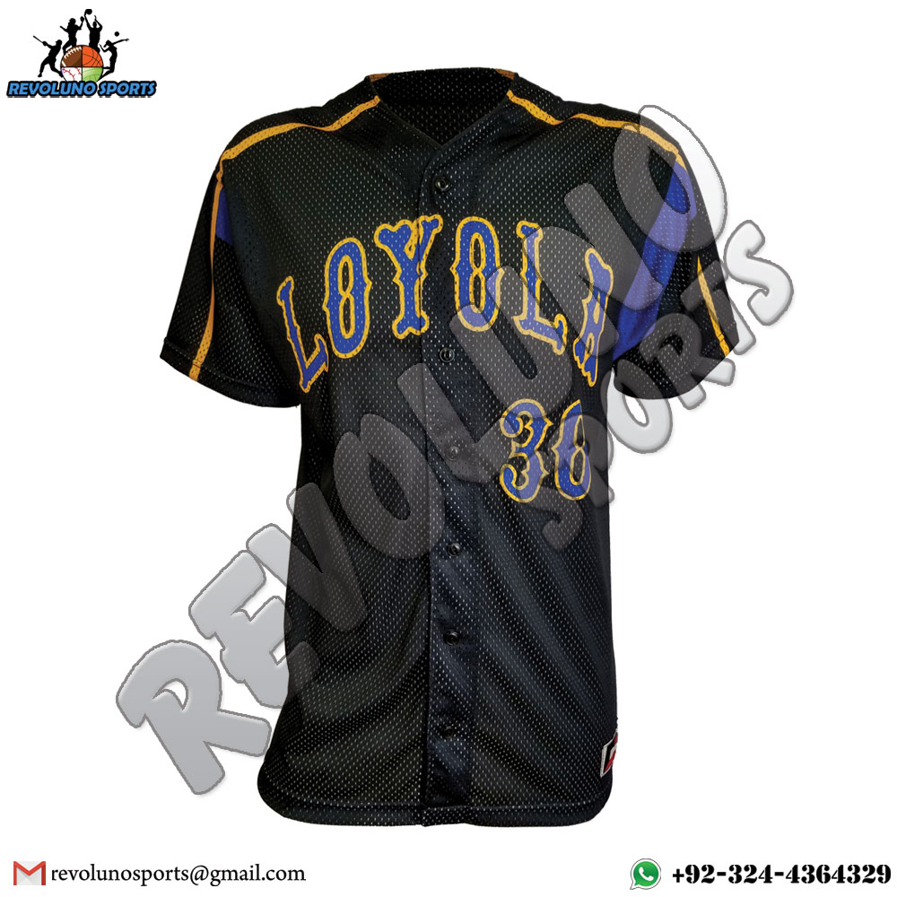 Embroidered Name & Number Sublimated Softball Jerseys Shirts