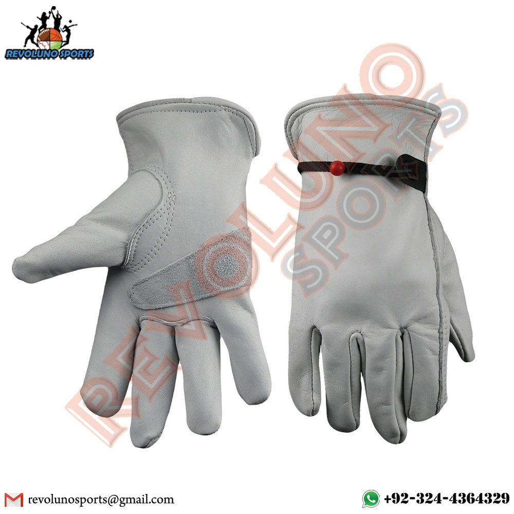 Leather Safety Work Gloves