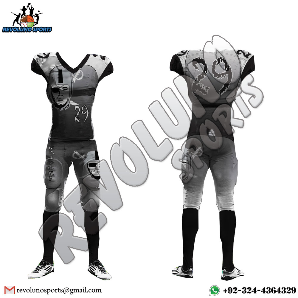 Custom Raider Design American Football Uniforms