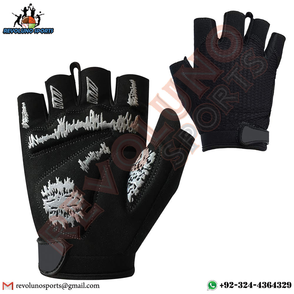 Silicon Printed Palm Cycling Gloves