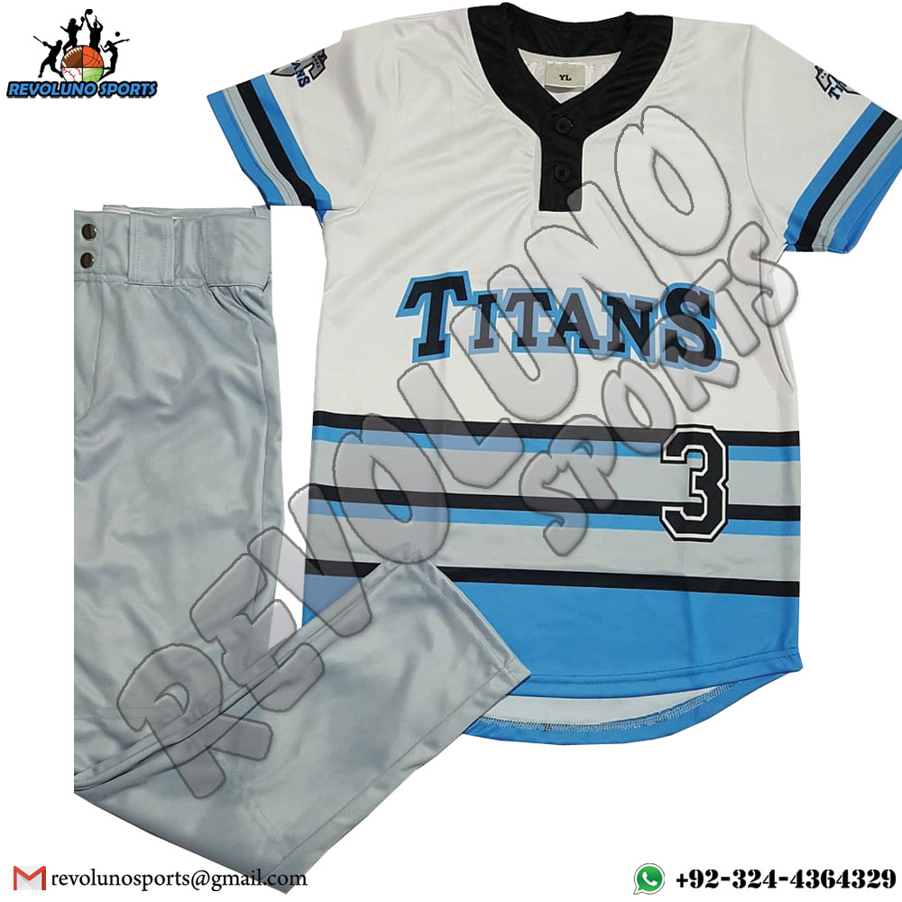 Sublimated Team Baseball Uniform Two Button