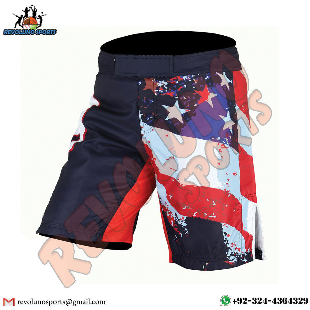 USA Flag MMA Fight Shorts