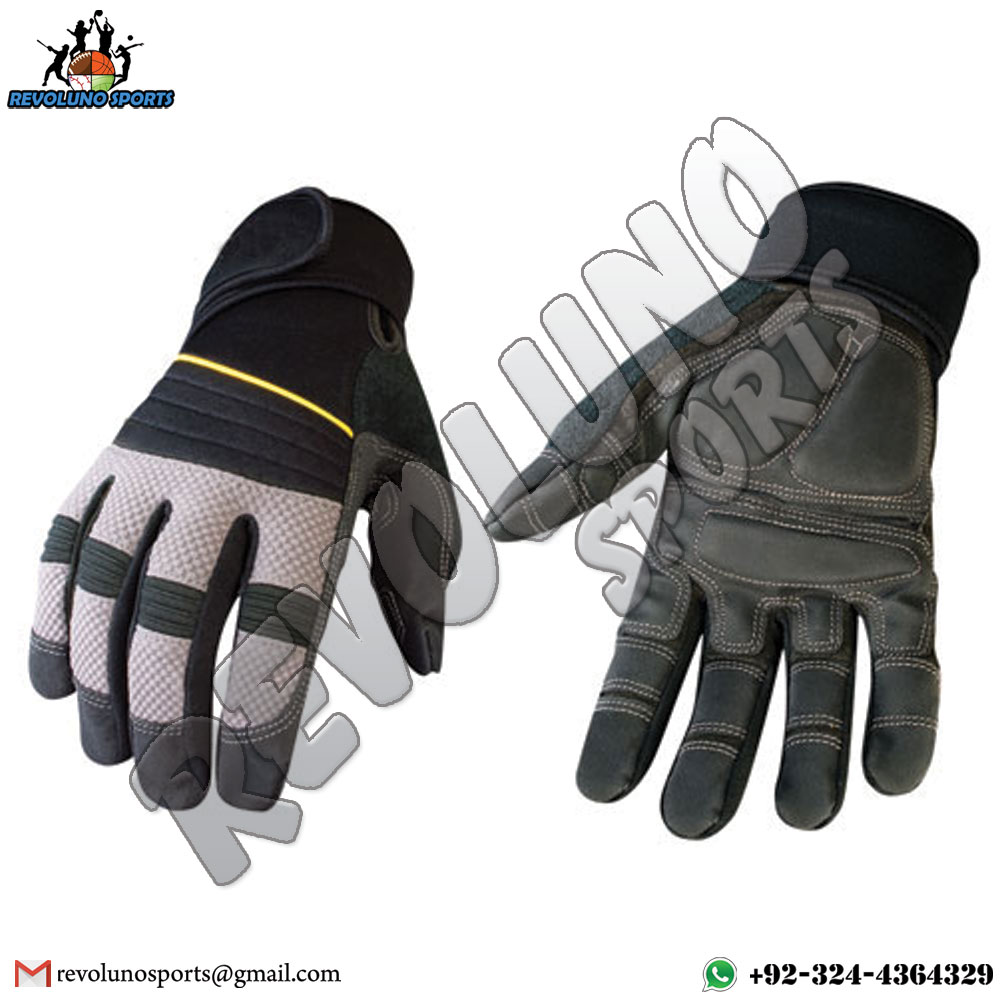 Genuine Leather Anti vibration Gloves