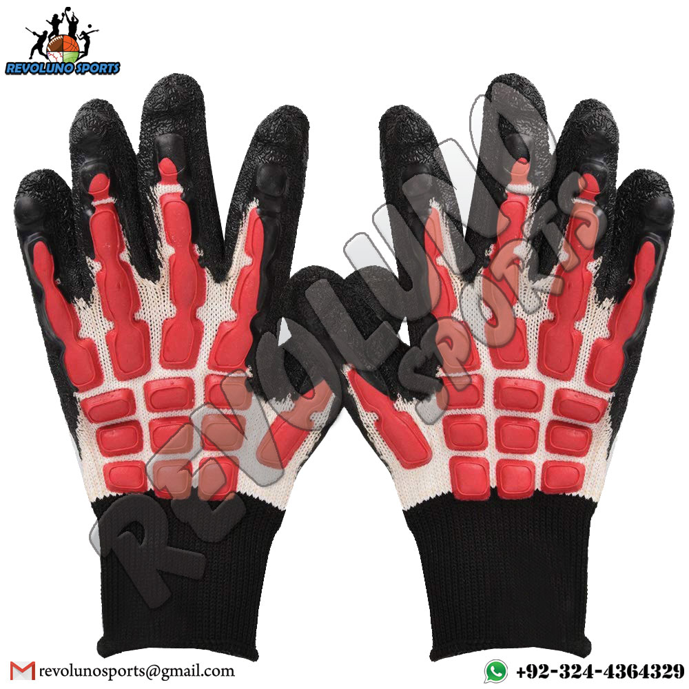 Lineman Padded Top Hand Anti vibration Gloves