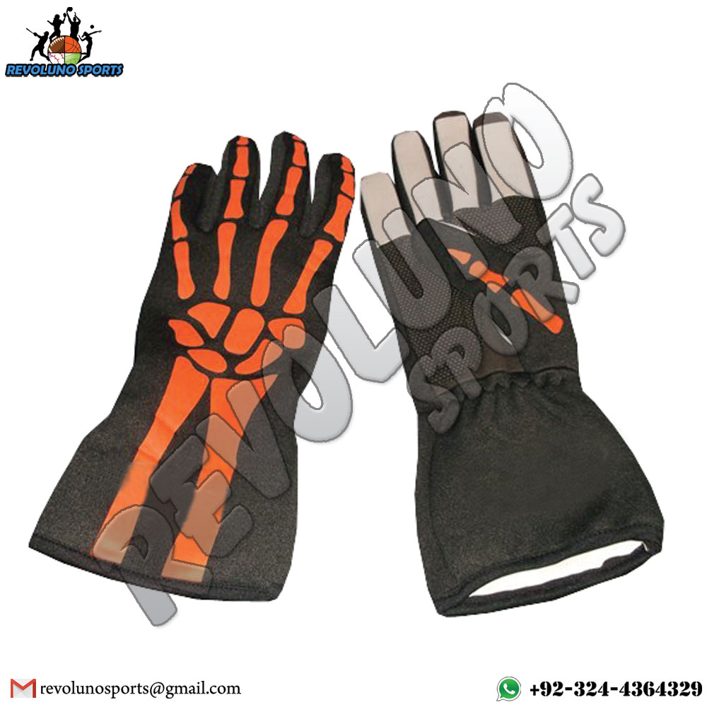 Sublimated Kart Racing Gloves