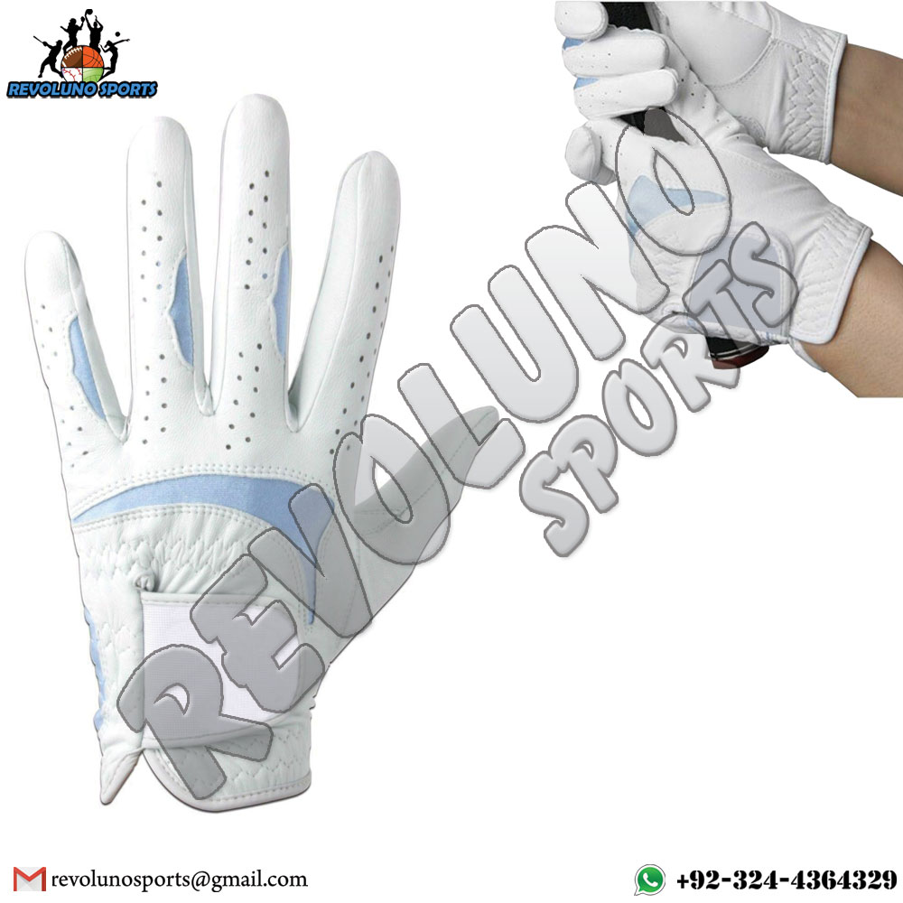 White Color Golf Gloves