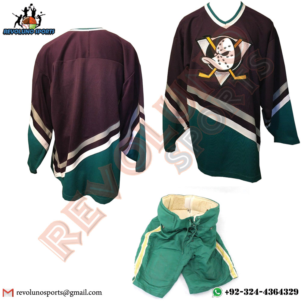 Top Quality Embroidered Logo Ice Hockey Uniform