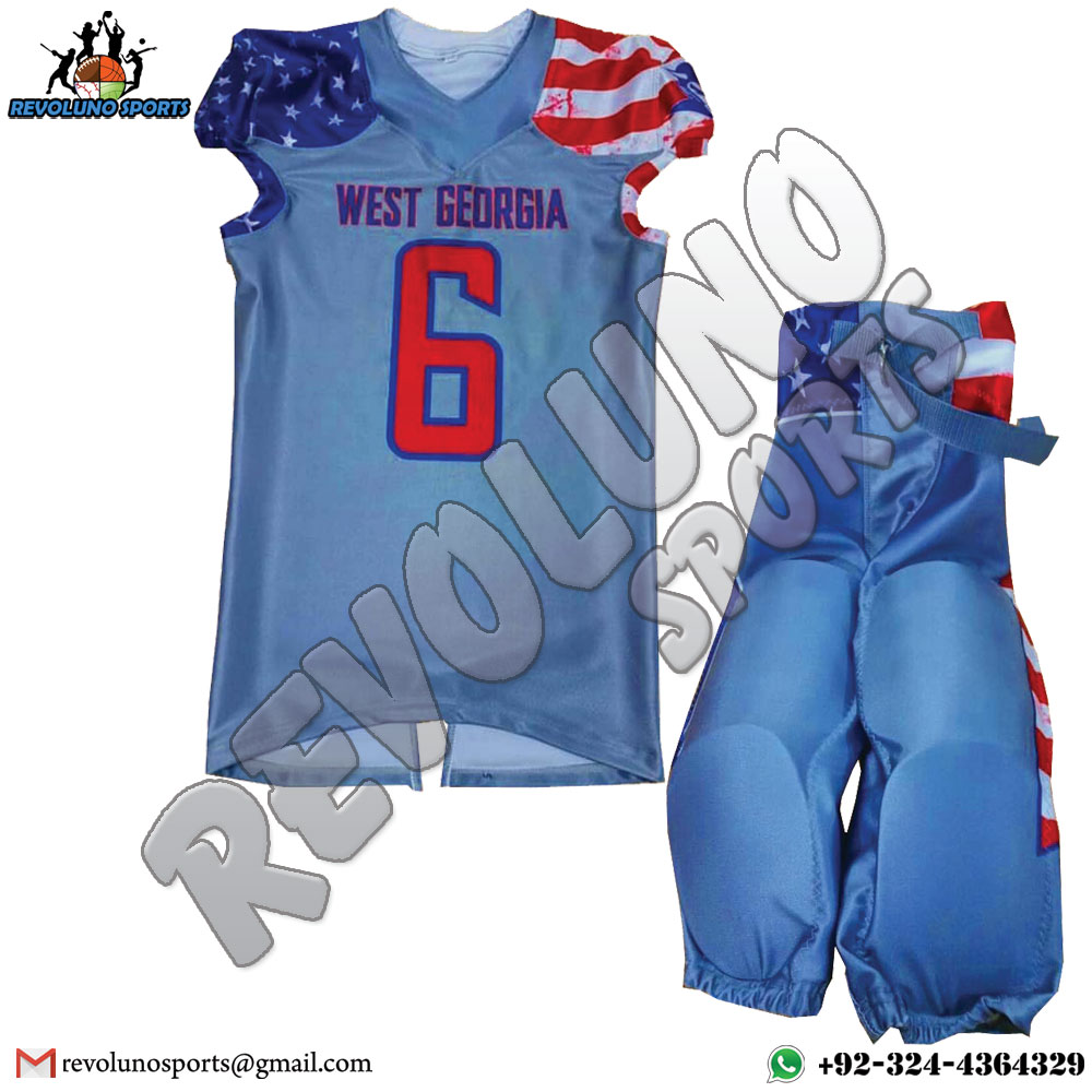 Sublimated American Football Uniforms Padded Pant