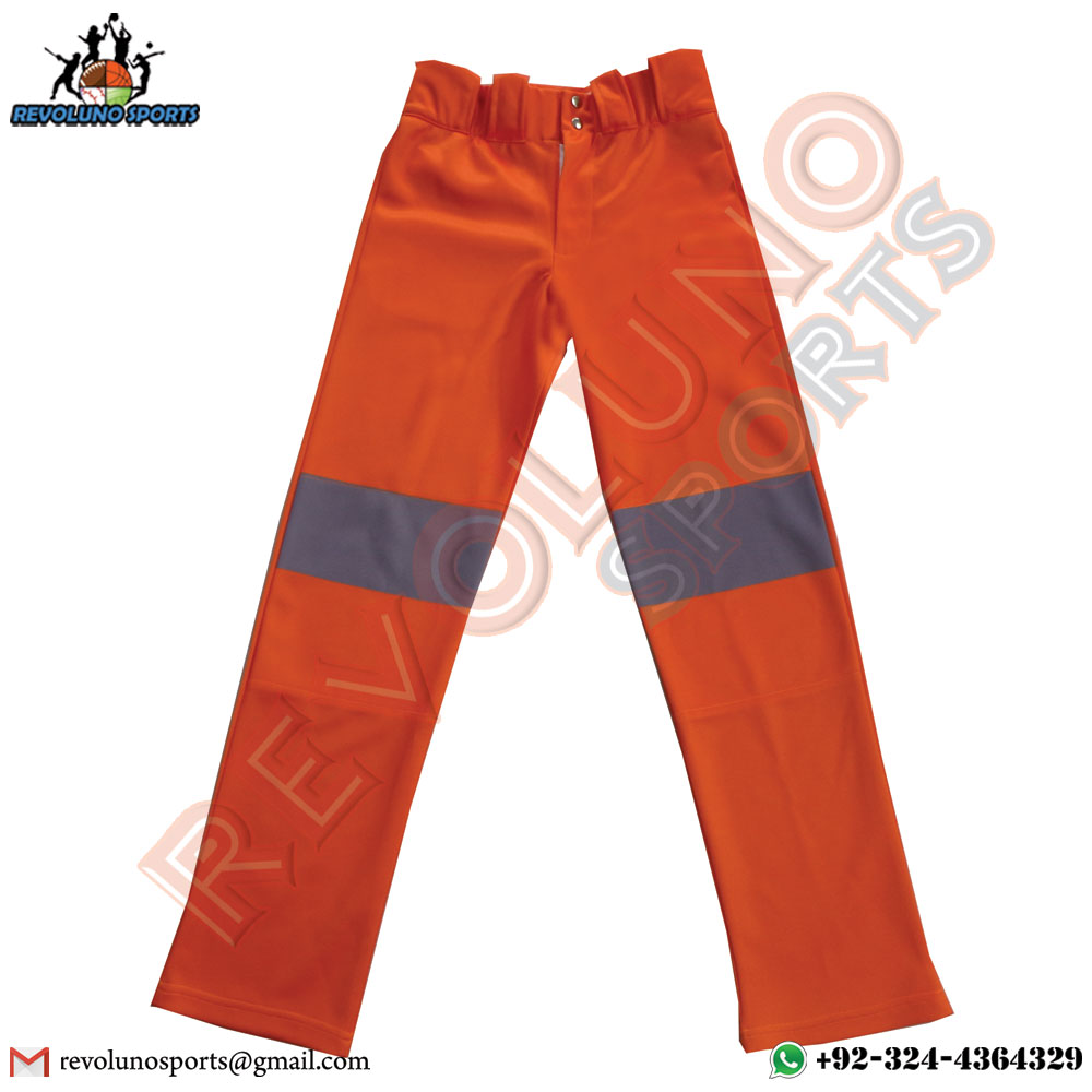 Orange Baseball Pant Working Pants