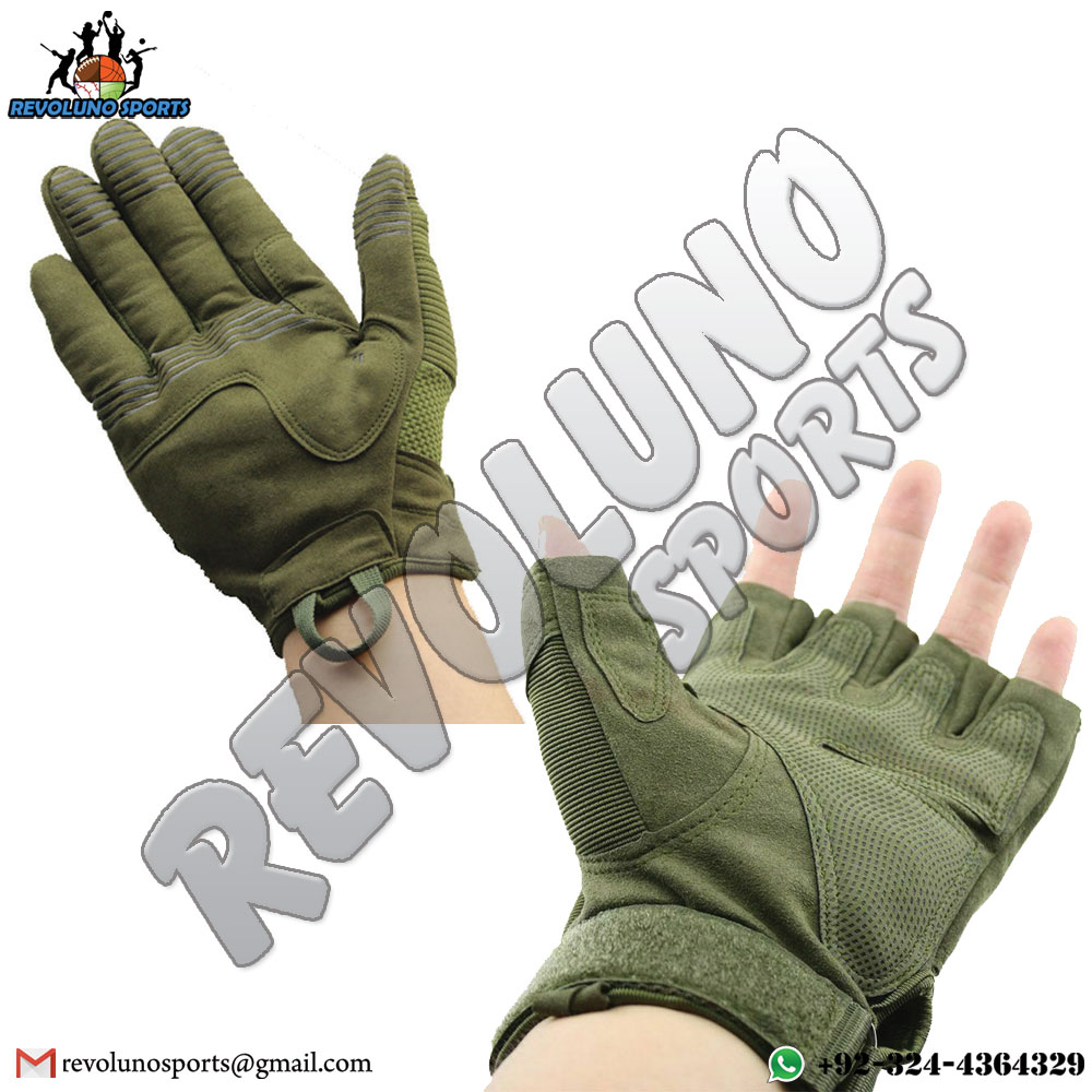 Green Great Quality Shooting Gloves