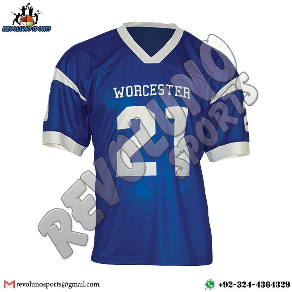 Sublimated Name Number American Football Jersey