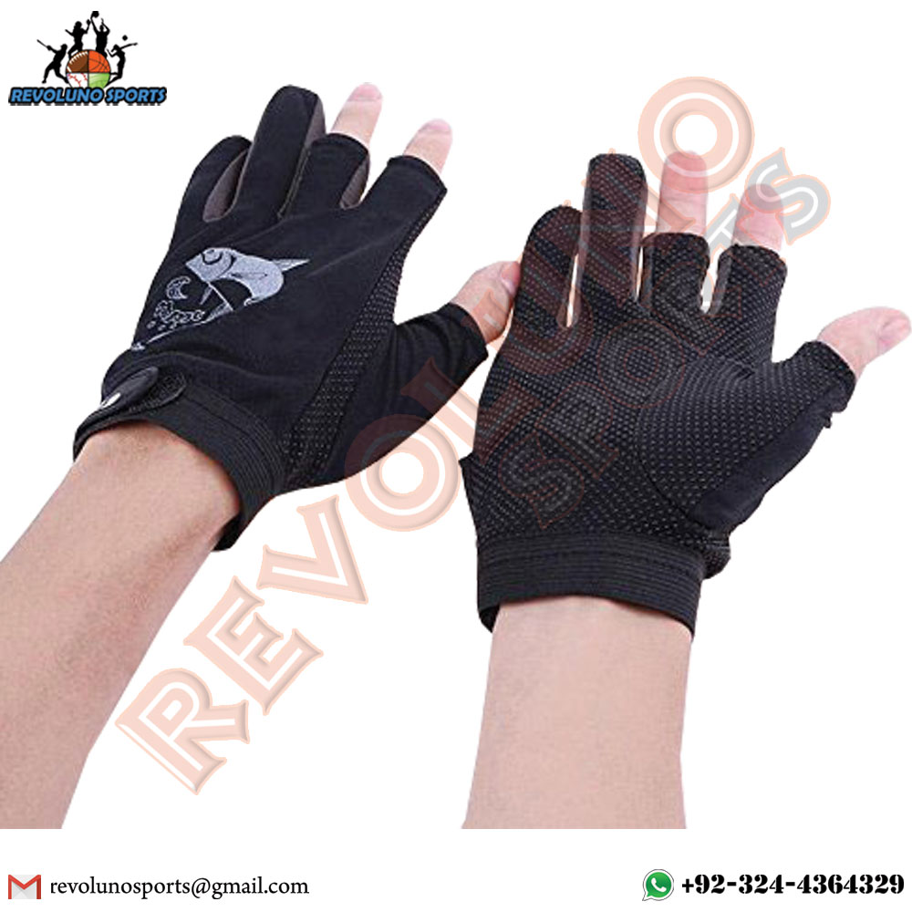 Black Cycling Gloves