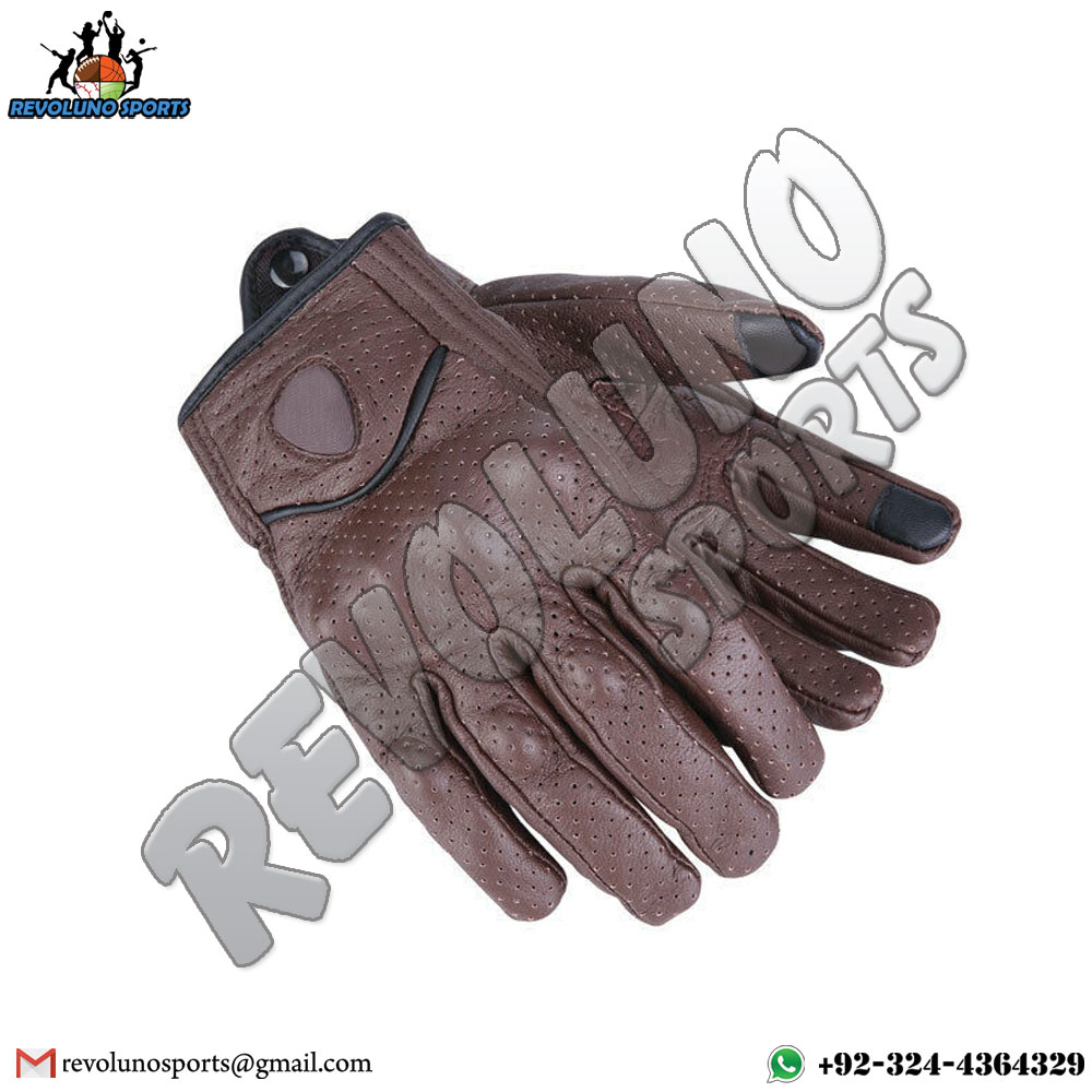 Leather Motorbike Gloves